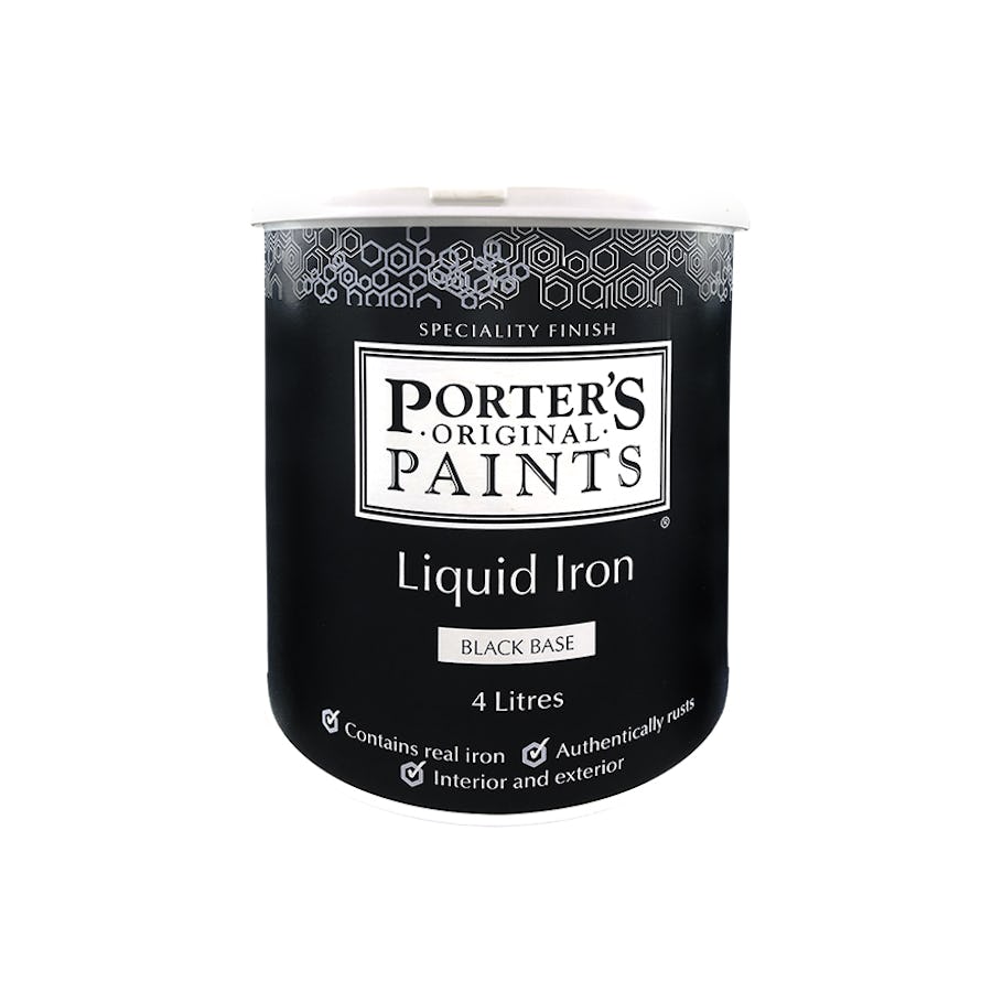 Porter's Paints Liquid White Iron 4L